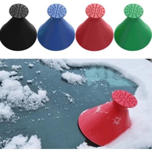2PCS/4PCS Magic Winter Auto Car Ice Snow Shovel Window Windshield Scrapers Shaped Oil Funnel Remover Deicer Cone Deicing Tool