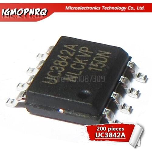 200PCS UC3842A SOP8 UC3842 SOP UC3842B SMD new and original IC
