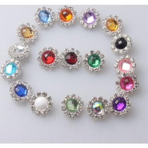 2018 Promotion Special Offer Washable Shank Rhinestone Embellishments Sewing Buttons For Woman Coats Garment Decorations 10pcs