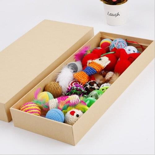 25PCS/Set SuperToys Variety Pack Cats Funny Mouse Catnip Sisal Balls Gift Value Feather Stick Sets For Cat Pet Supplies Toys Set