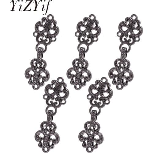 5 Pairs Clothing Clasp Fasteners Blouse Skirt Cardigan Clips Vintage Swirl Flower Cape Cloak Clips Sweater Cardigan Collar Clip
