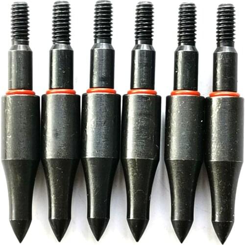 6/12/24/36pcs 150grain Stainless Steel Field Target Points Archery Broadheads Hunting Arrow Head Practice Points Arrow Tip