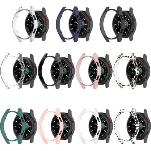 Watch Case For Samsung galaxy watch 4 classic 42mm 46mm Matte PC All-around Anti-fall Cover For galaxy watch 4 class Accessories