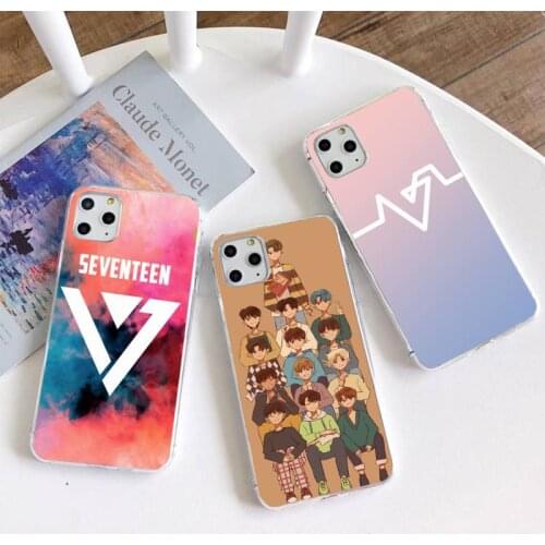 Seventeen JUN DK JOSHUA kpop Phone Case for iphone 12 pro max 11 pro XS MAX 8 7 6 6S Plus X 5S SE 2020 XR cover