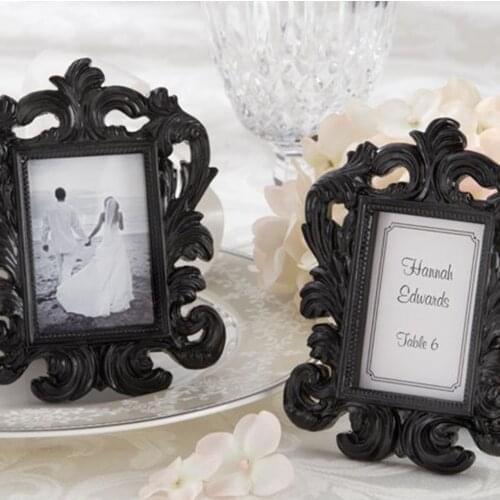 Decorative Flower Retro Photo Frame Wedding Home Decor Desktop Picture Frame Classic Baroque small photo frame