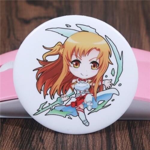 FFFPIN 5.8cm Big Japan Anime Cartoon Brooch Sword Art Online Badge Cosplay Pin Game Coin Gift Icon Cloth Backpack Bag Ornament