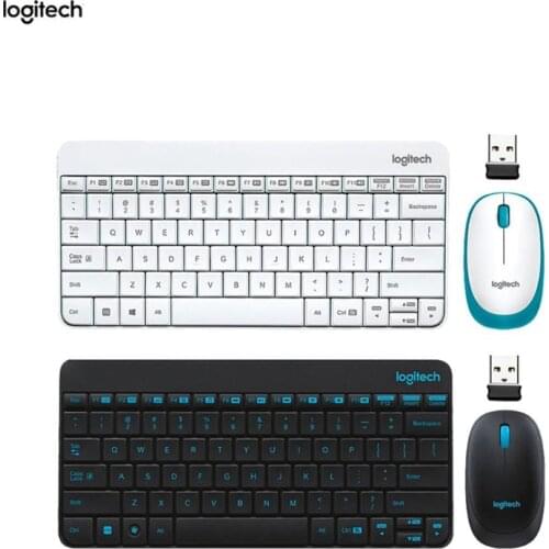 Logitech MK245 USB Nano Mini Wireless Gaming Keyboard Set 1000DPI Ergonomic Mouse Combos Set for Notebook Laptop Home Office