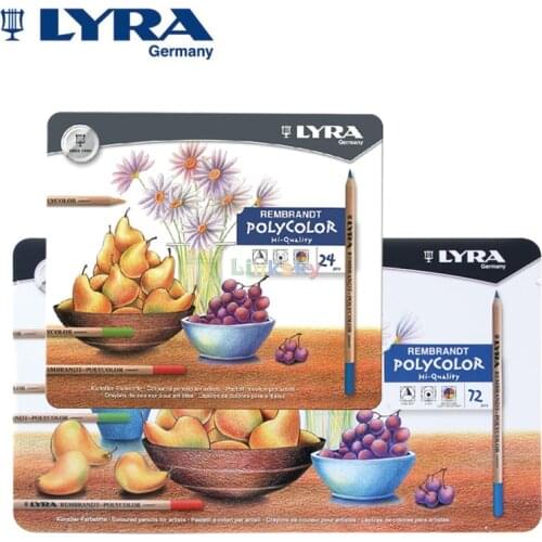 LYRA 24/36/72 Colors Rembrandt Polycolor Color Pencil Set, Drawing Pencils Crayons, Lapices De Colores ,Artist Art Supplies