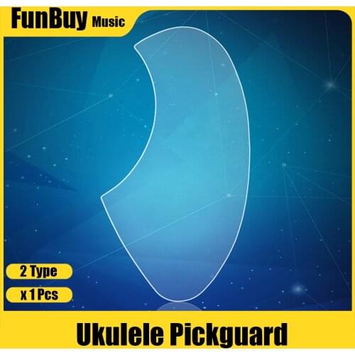 Ukulele Protection Sticker Ukulele Pickguard Guitar Scratch Plate Transparent Guitar Plates Parts & Accessories