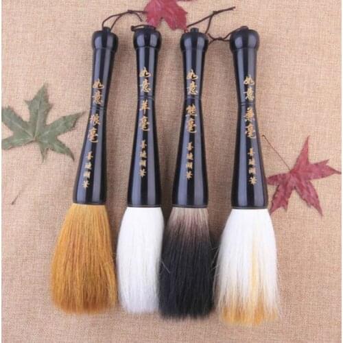 New Chinese calligraphy brush ink pen traditional woolen/weasel/ multiple/bear calligraphy writing brush hopper-shaped brush