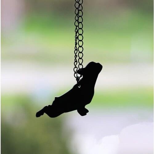 New French Bulldog Gun Black Dog Necklace Pet Lover Gift