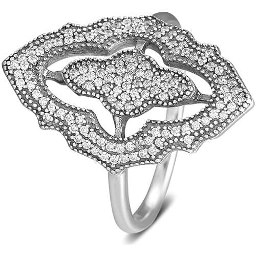 New Fashion Sparkling Lace Rings 2021 Trend 100% 925 Sterling Silver Jewelry For Womens Gift Wholesales Free Shipping