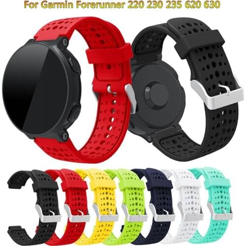 Silicone Wrist Strap for Garmin Forerunner 220 230 235 630 620 735 XT Smart Watch Band Bracelet Sport