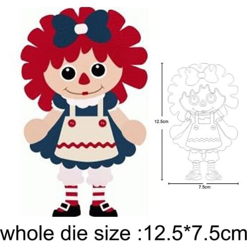 Craft die metal cutting dies cut die mold Christmas Doll Boy Girl Scrapbooking paper craft knife mould blade punch stencils dies