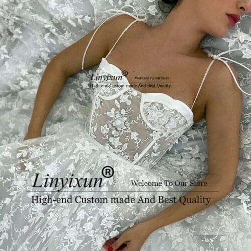 Gorgeous White Sweetheart Sleeveless Lace Appliques Prom Dresses Sexy A-Line Spagetti Straps Long Evening Dress Plus Size