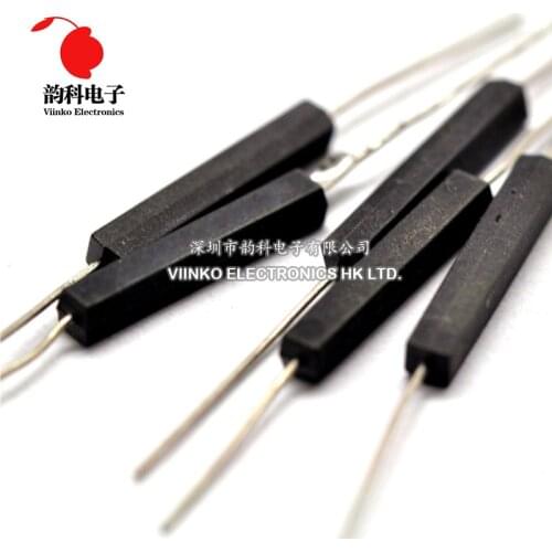 5PCS Plastic Type Reed Switch 2 * 14 Normally Open Magnetic Control Switch GPS-14B Anti-Vibration/Damage Contact For Sensors