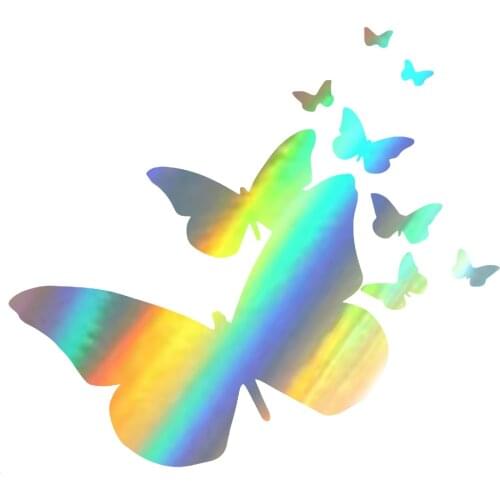 16.4CM*14.7CM Butterfly Fashion Vinyl Car Sticker Bumper Decorate Vinyl Decal Pattern Car Styling Decorative Accessories