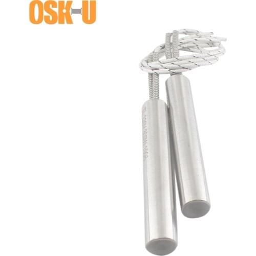 2PCS Cartridge Heater Element 14mm Tube Diameter 220V Electric Heating Tube Element for Flat-panel Vulcanizer 250/300/350W