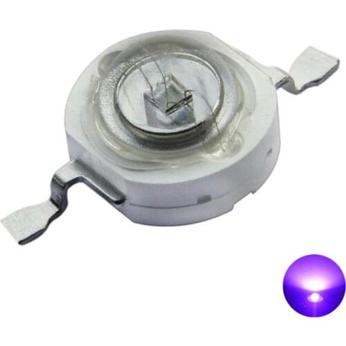 3000pcs 3W UV High Power LED Light Beads Ultra Violet Purple LED Chip395nm-400nm