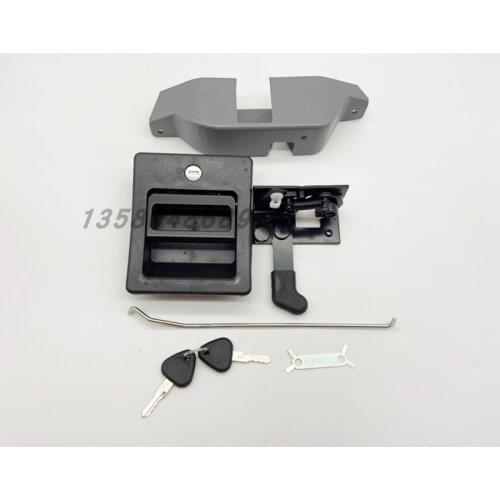 Free shipping for excavator door lock accessories EC 210B /240B/290B/360Bcab handle lock block assembly