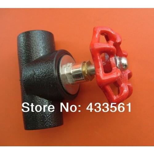 Free Shipping HDPE Stop Valves DN20-D110 fitting connector for Water Pipe manual operating socket fusion fittings connected port