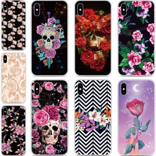 Beautiful Flower Case For Huawei Nova 5 6 SE 7i Y7P 4e Y5 Y6 Honor 20 9X 8S Mate 30 P40 Plus P30 Pro Lite E P Smart 2019 Cover