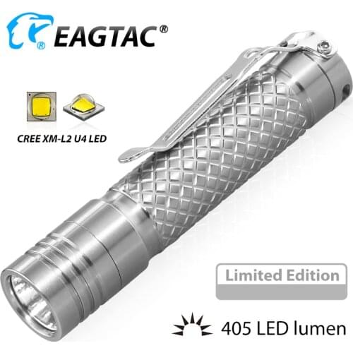 EAGTAC D3A TI XM-L2 CW Luminus SST20 4000K CRI95 LED Flashlight 405 Lumen AA Battery EDC Torch Limited Edition