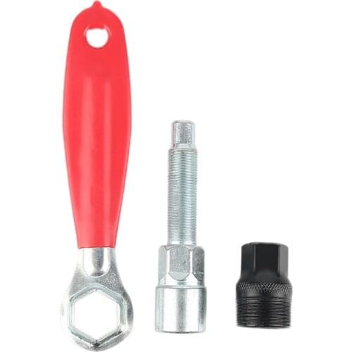 Bicycle Bikes Crank Wheel Extractor Cycling Repair Tools Bottom Bracket Remover Tool Cycling Crankset Pedal Remover Kit