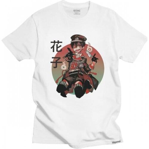 Handsome Male Toilet-Bound Hanako-Kun T Shirts Short Sleeved Cotton Tshirt Printed Japan Anime Manga Ghost Tee Tops Clothing