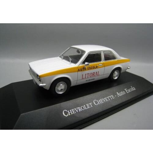 Diecast 1/43 Chevette AUTO ESCOLA Alloy Car Model Simulation Classic Collection Static Display Gift Decoration