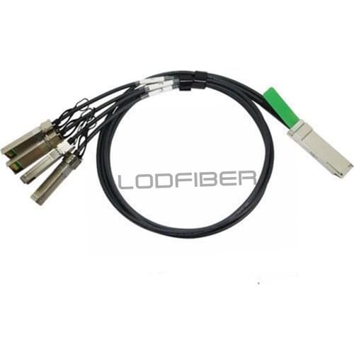 LODFIBER 3m (10ft) 10GB-4-C03-QSFP E-x-t-r-e-m-e Networks Compatible 40G QSFP+ to 4x10G SFP+ Passive DAC Breakout Cable