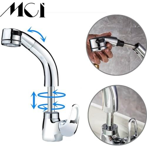 MCI Pull-out Bath Mixers With Shower Head