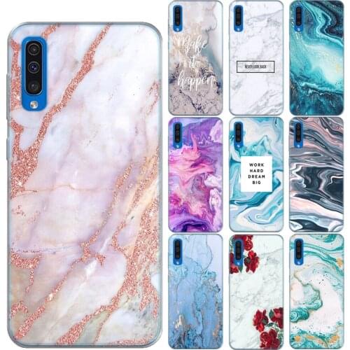 Marble Stone Soft TPU Case Cover For Samsung Galaxy A6 A8 Plus A9 A7 2018 A10 A20 A30 A40 A50 A60 A70 A80 A90 A50S A30S