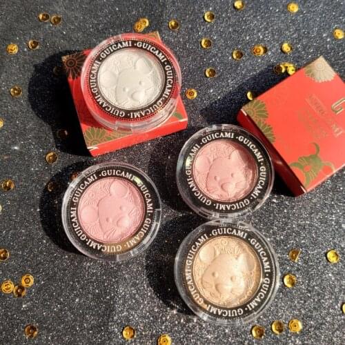 GUICAMI Cartoon mouse highlight eye shadow hot sale unicorn mouse cute cartoon relaxed colorful shadow pen shadow powder T1365