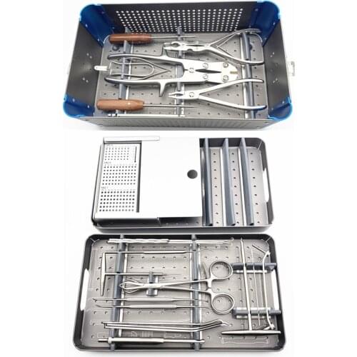 New Mini fragment Instrument Kit Small Animal Veterinary Orthopedic Instruments