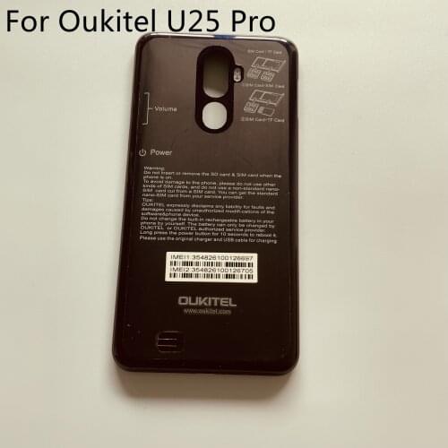 Oukitel U25 Pro Used Protective Battery Case Cover Back Shell For Oukitel U25 Pro MT6750T 5.5'' Smartphone Free Shipping