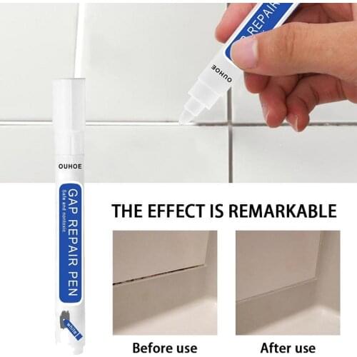 Tile Grout Coating Marker Floor Tiles Crevice Repair Pen Moisture-proof Waterproof Wall Crack Repair Pen