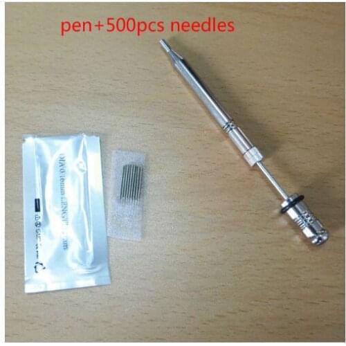 Hand Acupuncture needles Injector Acupuncture needle locator +500needle Strength stainless steel Traditional Chinese Acupuncture