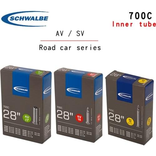 Schwalbe inner tube 700C butyl rubber 700 * 23C 25C 28c AV SV highway city bicycle tire accessories