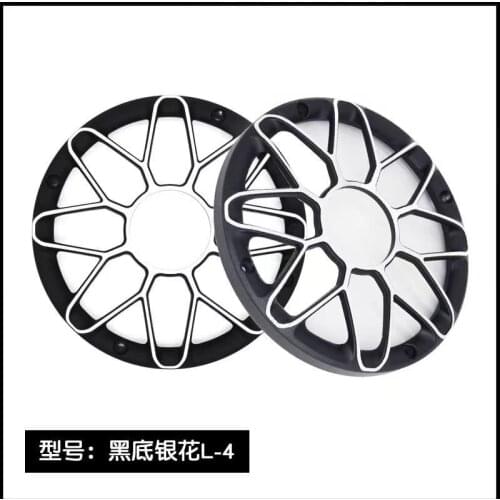 2PCS Diy 6 inch 6.5 inch Car SubWoofer Speaker Grill Mesh Enclosure Aluminum Woofer Net Speaker Metal protective Cover