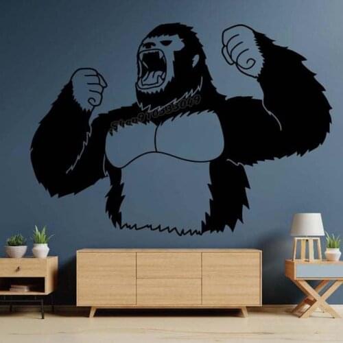 Workout Athletic Gym Muscle Logo Wall Decal Fitness Beast Barbell Bodybuilding Healthy Wall Sticker Vinyl Decal Room Decor B233