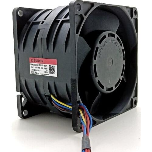VF80561BX-Q01C-S9H DC 12v 8056 High Speed Large Air Volume Car Motor Booster Cooling Fan Violence 80X56mm Duall Ball