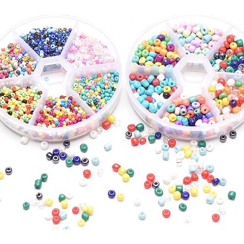 1Box 2 5mm Czech Charm Crystal Spacer Beads For Jewelry Making Kits Glass Seed Beads DIY Handmade Supplies Accessories Set