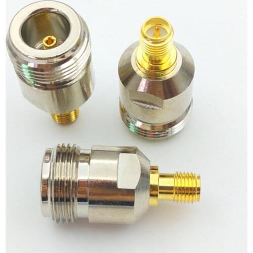 20pcs copper N Type female jack to RP-SMA female plug center RF coaxial adapter connectors