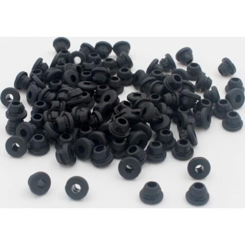 200PCS/Lot EZ Tattoo Rubber Armature Bar PRO Tattoo Machine Gun Half Nipples Grommets for Tattoo Needles Supply