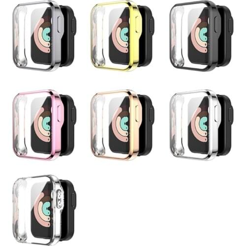 Anti-scratch TPU Watch Case Screen Protective Cover Protector for -Xiaomi Mi Watch Lite Redmi Watch Smart Watch Accessories
