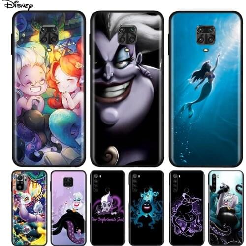 Silicone Cover Ursula The Little Mermaid For Xiaomi Redmi Note 10 10S 9 9C 9S Pro Max 9T 8T 8 7 6 5 Pro 5A 4X 4 Phone Case