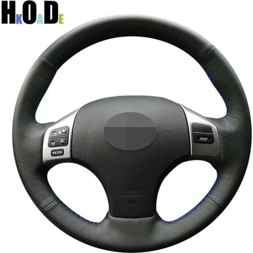 Black PU Artificial Leather Hand-stitched Car Steering Wheel Cover for Lexus IS IS250 IS250C IS300 IS300C IS350 IS350C F SPORT
