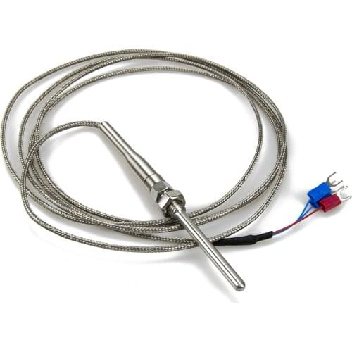 FTARP07 PT100 type 2m cable probe head RTD temperature sensor M8 thread probe length 50mm 100mm 150mm 200mm