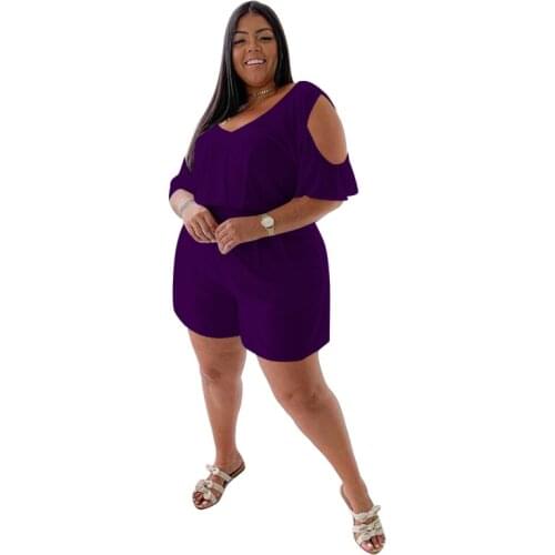 Combi Short Femme Plus Size Short Jumpsuit for Women Summer 2021 White Black Bedroom Home One Piece Jumpsuit Mono Mujer Verano